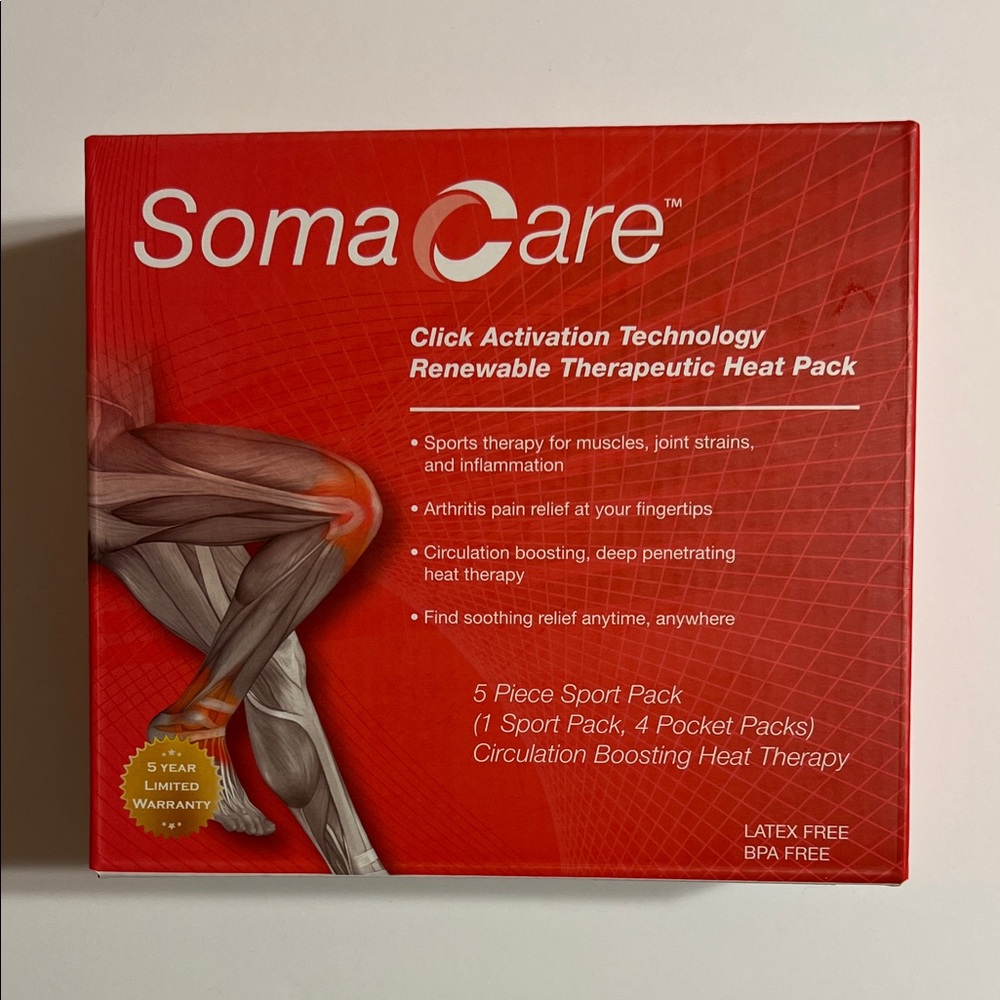 SomaCare Therapeutic Renewable Heat Pack 5 Piece